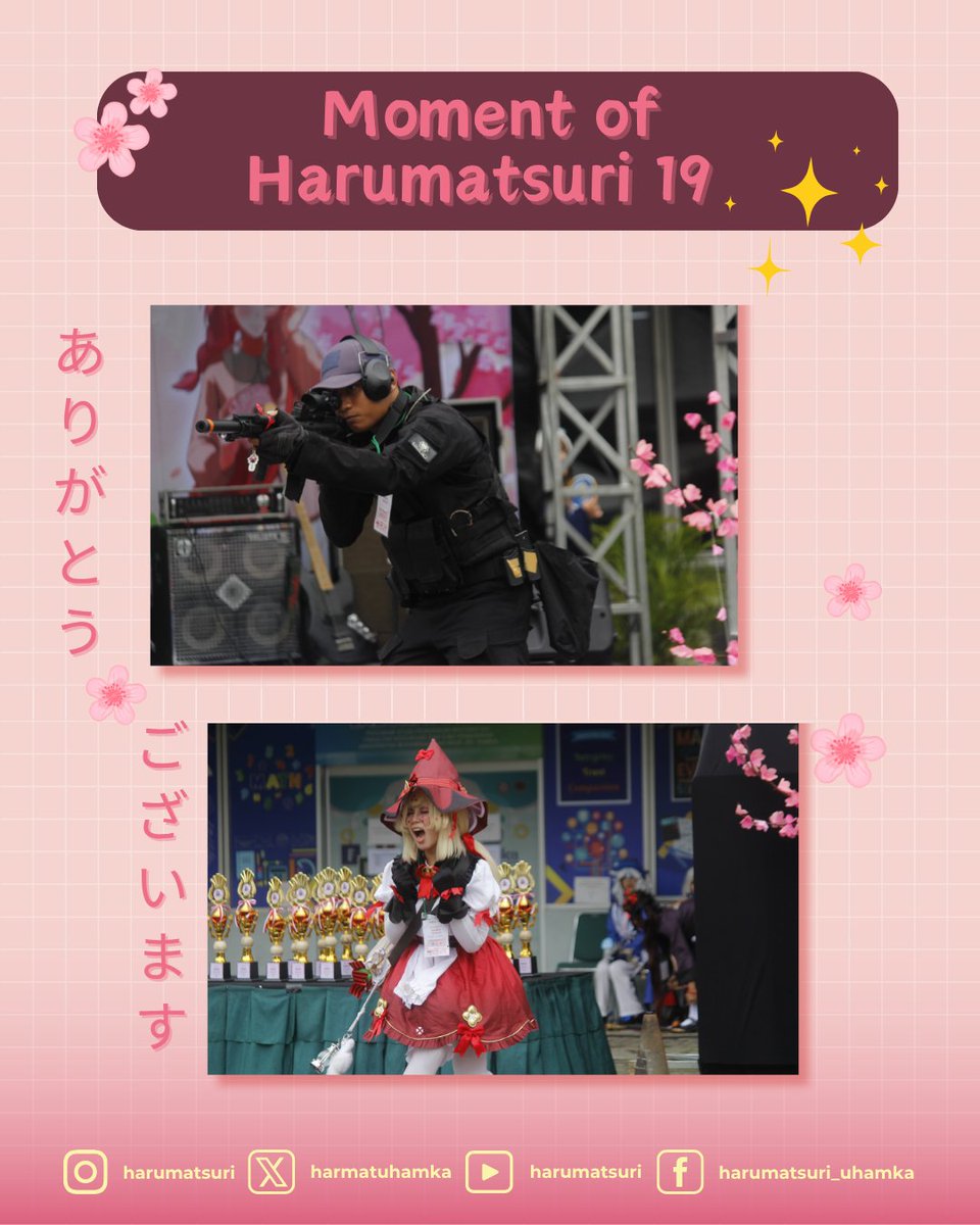 harmatuhamka's tweet photo. 📷 Instagram : @harmatuhamka
👥 Facebook : Harumatsuri_uhamka
🎥 Youtube : Harumatsuri
📩 Email : harumatsuri@uhamka.ac.id
--------------------
#harumatsuri #harumatsuri19 #matsuri #event #eventjepang #bahasajepang #indonesiamatsuri #fkipuhamka #uhamka #uhamkaevent #japanculture https://t.co/OncPvGVtMD