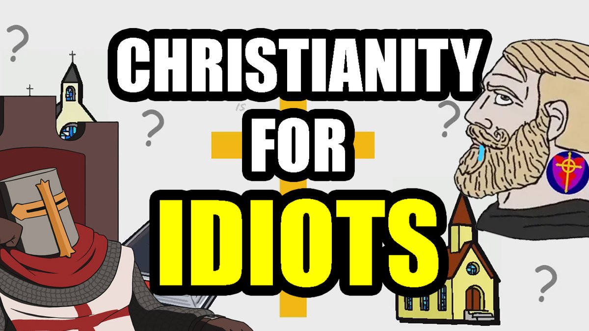 Have you heard of Christianity? Well don't worry today we are going to tell you all about it! And oh boy according to the video I'm covering... its really really dumb apparently. Hey, don't shoot the messenger.

youtu.be/27qD4KUbI4Q