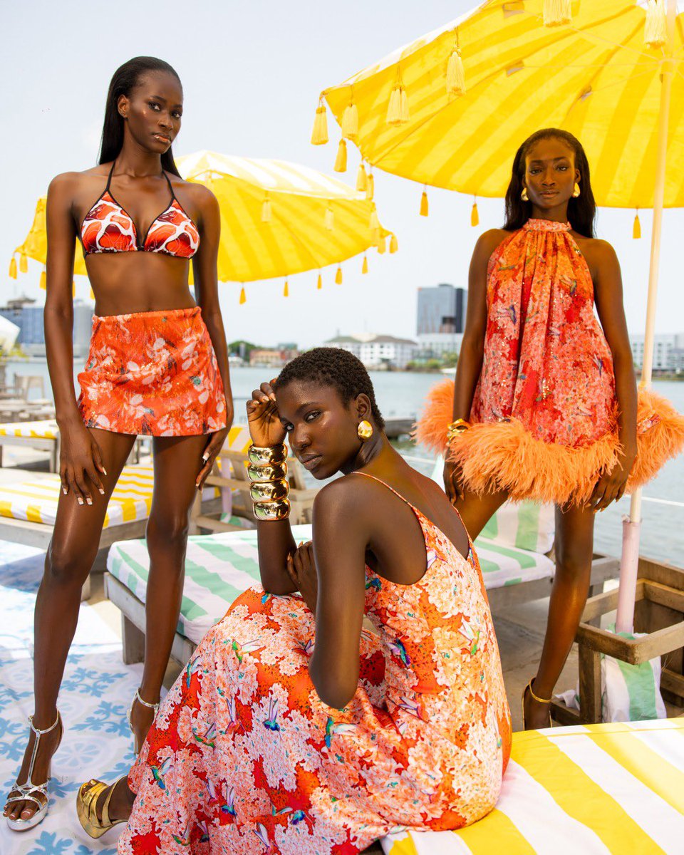 simonsaysdrip's tweet image. Banke Kuku debuts their Summer Drop—a blend of Eden &amp;amp; Oceans collections. Light fabrics, mesh &amp;amp; sequins meet seaside ease.
#BankeKuku #SummerDrop #MadeInNigeria