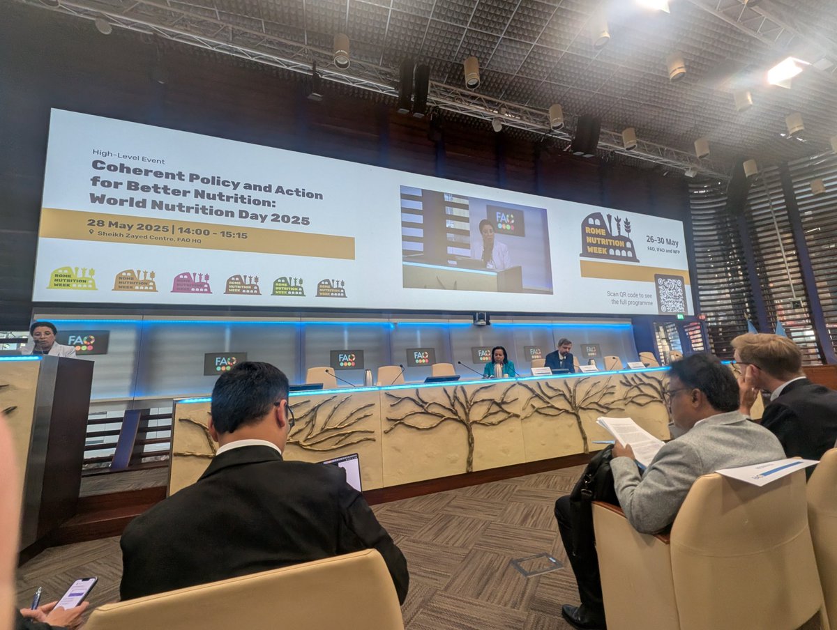 nancy aburto (@nancyjaburto) on Twitter photo Starting NOW! High-level flagship event of Rome Nutrition Week in headquarters of <a href="/FAO/">Food and Agriculture Organization</a>.
Join 🔗 fao.zoom.us/j/95533694966
🔐 Passcode: 77981163 Starting NOW! High-level flagship event of Rome Nutrition Week in headquarters of <a href="/FAO/">Food and Agriculture Organization</a>.
Join 🔗 fao.zoom.us/j/95533694966
🔐 Passcode: 77981163