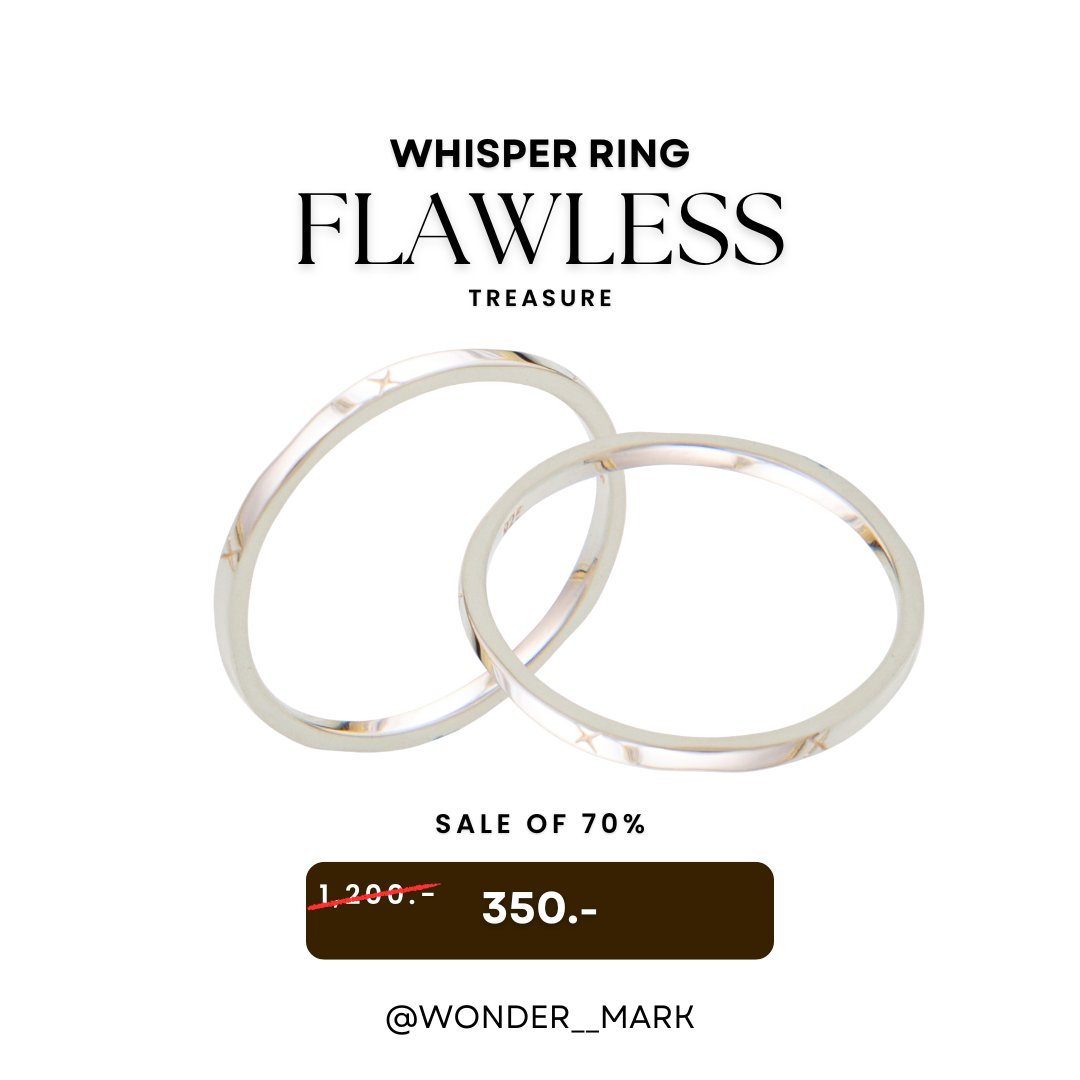 WONDER__MARK's tweet photo. 🍀ฝากรีจ้า Pls RT

✤ พร้อมส่งทันที ✧แหวนเงินแท้ 92.5 แบรนด์เกาหลี Flawless รุ่น "Whisper Ring"  x Treasure

✦ลดราคา SALE 70% จาก  ̶1̶,̶2̶0̶0̶.̶-̶ เหลือ 350.- ส่งฟรี

มี 2 ขนาด
✧11 /เส้นผ่าศูนย์กลาง 16 mm.
✧13 /เส้นผ่าศูนย์กลาง 17 mm.

รอบนี้แบรนด์ทำดีค่ะ แวววาว ขาวใส สวยวิ๊งมาเลย 
สนใจ dm ได้เลยนะคะ

#ตลาดนัดtreasure #ตลาดนัดเด็กสมบัติ #ตลาดนัดเทรเชอร์