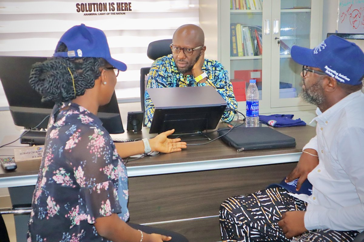 Chukwuemeka Fred Agbata (CFA) (@cfagbata) on Twitter photo It was my pleasure to host <a href="/Gefasoludo/">ā Geeks and Founders Alliance for Soludo</a> at the @andoticta.
This innovative group leverages technology to ensure continuity in governance.
As we continue to nurture the tech ecosystem in Anambra, such partnerships will be instrumental in holding our government accountable. It was my pleasure to host <a href="/Gefasoludo/">ā Geeks and Founders Alliance for Soludo</a> at the @andoticta.
This innovative group leverages technology to ensure continuity in governance.
As we continue to nurture the tech ecosystem in Anambra, such partnerships will be instrumental in holding our government accountable.