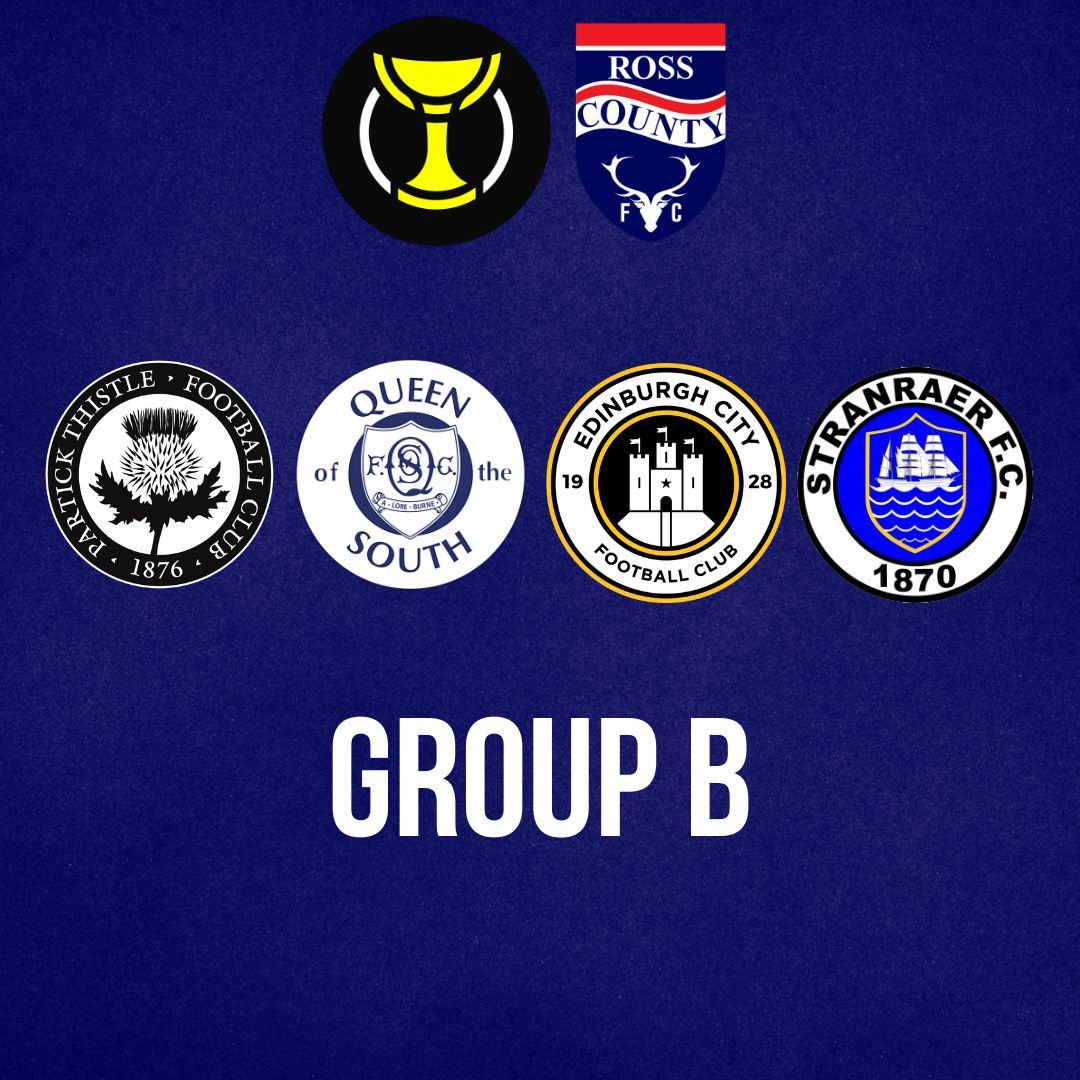 🏆 We have been drawn in Group B for the Premier Sports Cup alongside Partick Thistle, Queen of the South, Edinburgh City and Stranraer.

Fixture details will be announced in due course.