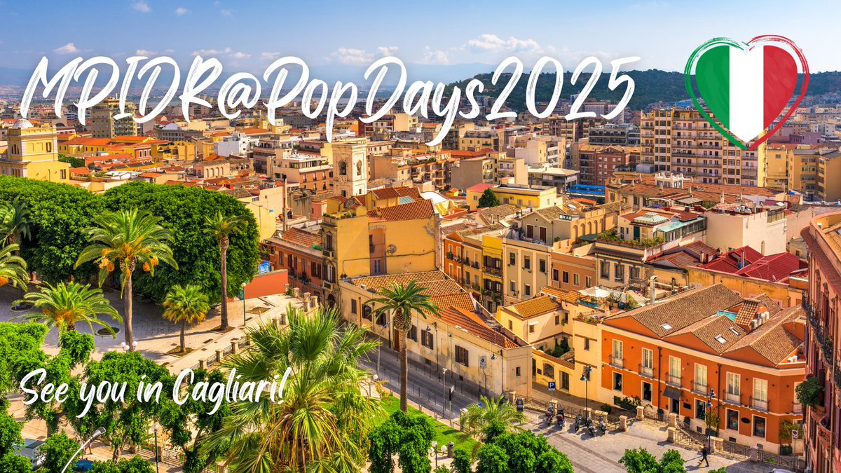 MPIDR@PopDays2025 
🇨🇮 Italy, we are on our way! The MPIDR will be participating in #PopDays2025 in Cagliari. From 4 to 6 June 2025, our scientists will be presenting their research there.
We're looking forward to the conference &amp; to lots of 🍕🍝🍦!
demogr.mpg.de/en/news_events…