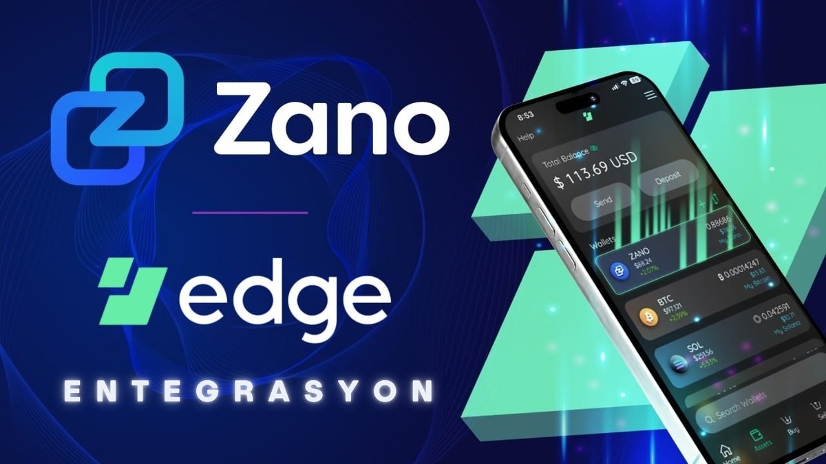 Zano'nun artık resmi olarak <a href="/EdgeWallet/">Edge</a>'e entegre edildiğini duyurmaktan heyecan duyuyoruz! 🎉

Artık Edge Wallet üzerinden yerel $ZANO ve Zano üzerinde başlatılan tüm Gizli Varlıkları (Confidential Assets) tutabilirsiniz. Ayrıca $ZANO'yu desteklenen 130'dan fazla varlıkla takas