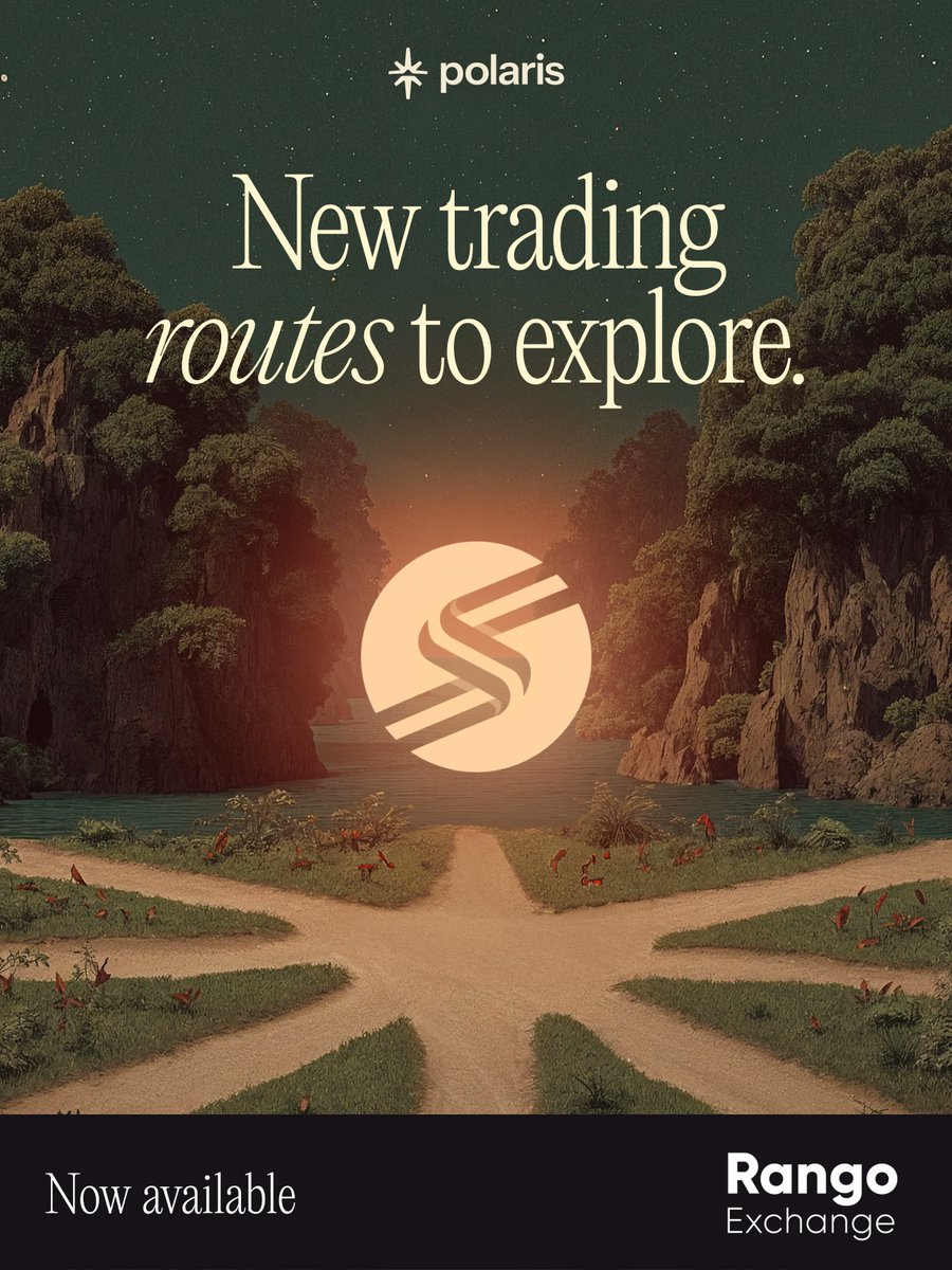 Polaris β΄οΈ (@polaris_app) on Twitter photo .<a href="/RangoExchange/">Rango (π, π)</a> (π,π) a leading cross-chain aggregator, has been integrated as a route provider on Polaris beta.
Trade all tokens, across all chains on Polaris β including native Bitcoin, thanks to this integration with Rango.
polaris.app β΄οΈ Live in beta .<a href="/RangoExchange/">Rango (π, π)</a> (π,π) a leading cross-chain aggregator, has been integrated as a route provider on Polaris beta.
Trade all tokens, across all chains on Polaris β including native Bitcoin, thanks to this integration with Rango.
polaris.app β΄οΈ Live in beta