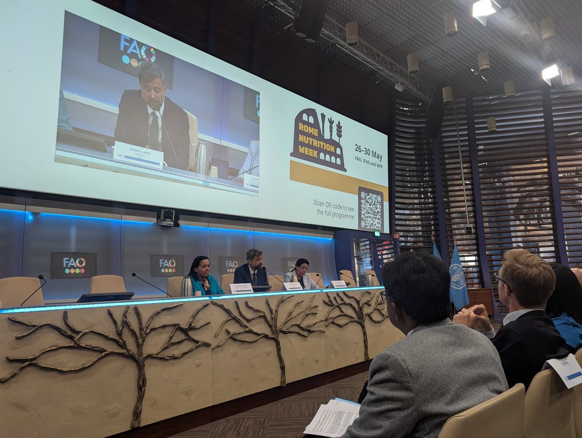 nancy aburto (@nancyjaburto) on Twitter photo "Our common goal is not just to feed the world but to nourish it" <a href="/IFADPresident/">Alvaro Lario</a> Alvaro Lario celebrates Rome Nutrition Week #RNW2025 "Our common goal is not just to feed the world but to nourish it" <a href="/IFADPresident/">Alvaro Lario</a> Alvaro Lario celebrates Rome Nutrition Week #RNW2025