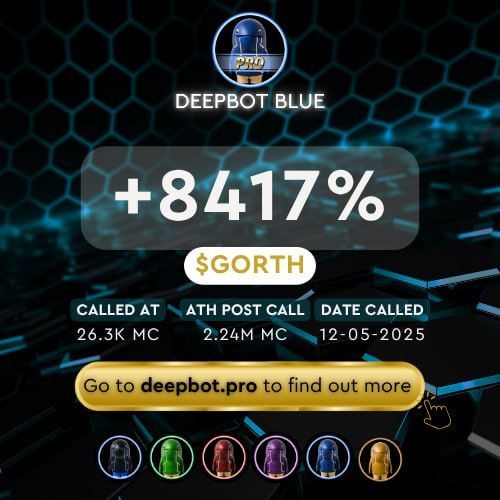 DeepBot_'s tweet photo. 👀 Still trading manually? DeepBot users are already steps ahead.

DeepBot Toolkit: Giving You An Unfair Advantage.

🔗 Go to https://t.co/E3Y3EGs6ZF to find out more

Welcome to your new trading standard.

$DEEPAI #DeepBot #DeepBotPRO #CryptoEdge #SmartMoneyMoves #AIBasedTrading https://t.co/jSiRhc2xzD