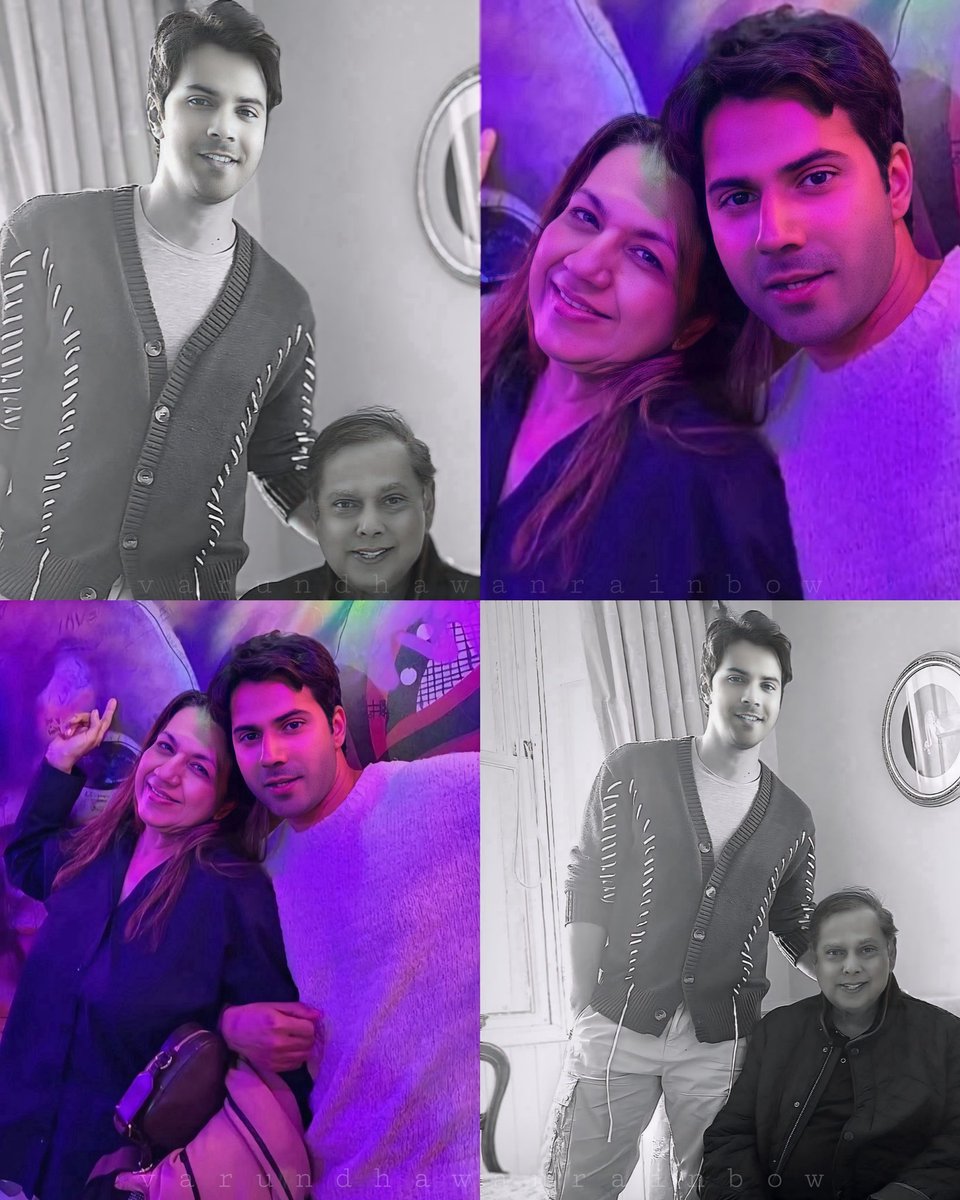 varunrainbows's tweet photo. OMG Vdee ๐Wrapped in love and glowing with joy โ the Dhawan fam is just too wholesome to handle! ๐๐ค Pure family goals in every frame! ๐โค๏ธ @Varun_dvn
#DhawanFamily #VarunDhawan #daviddhawan #FamilyGoals #CutestFamEver #BollywoodFam #OmGVdee #DhawanMagic #StarFamily #Vdee #vd https://t.co/Xded9ophlg