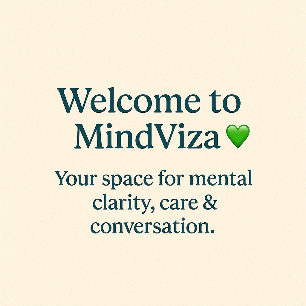 mindviza's tweet photo. Introducing MindViza!
We’re here to make mental health conversations feel normal, not heavy.
From everyday tips to real talk and safe support—we’ve got you.
This is just the beginning.
Follow, breathe, and grow with us. 🌱
#MentalHealth  #mindviza https://t.co/6uMPXj0Xjc