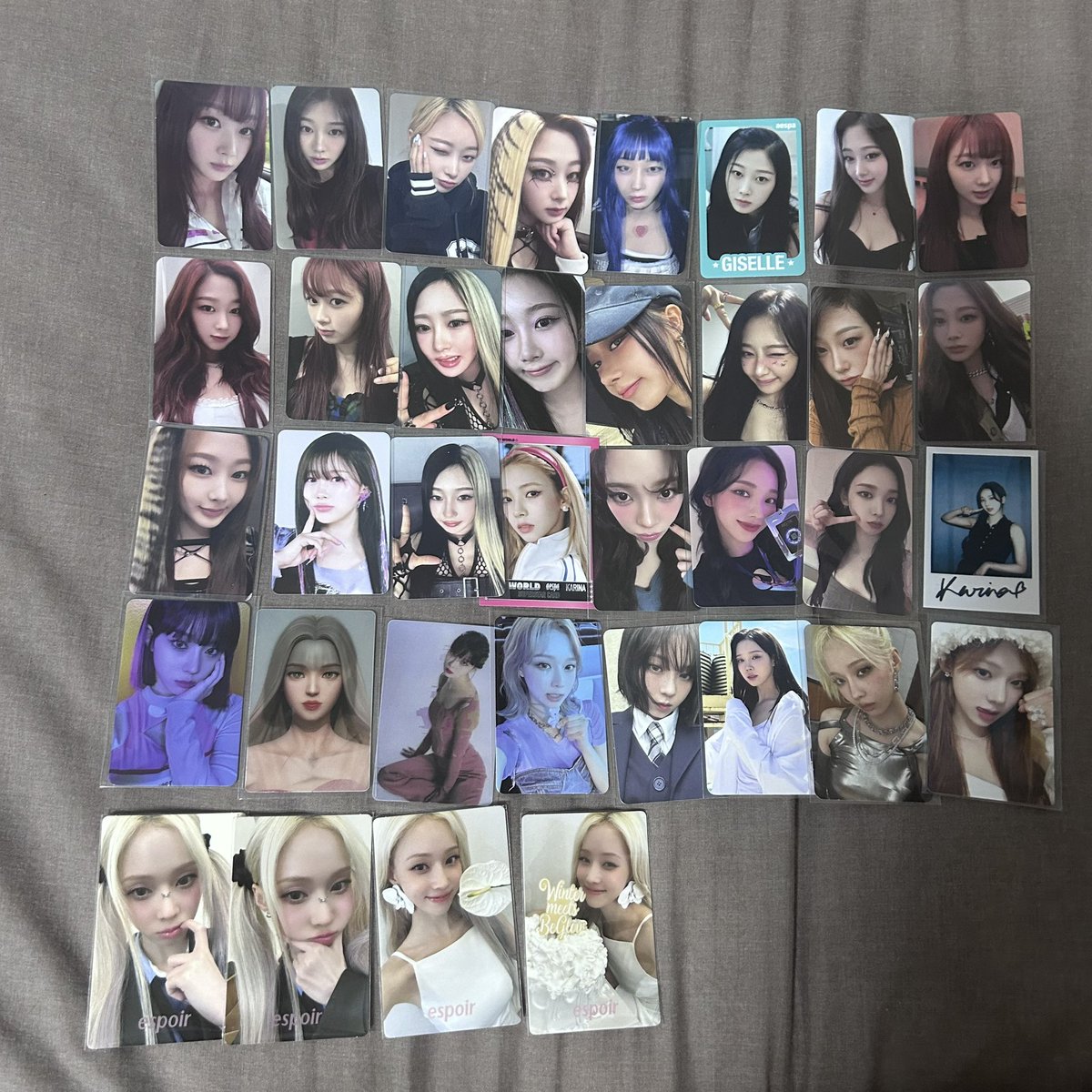 o86met's tweet photo. aespa トレカ 買取

譲 画像(カリナ、ジゼル、ウィンター、ニンニン)

求 買取(paypay、銀行振込)

なるべく早く手元から無くしたいので、相場よりも値下げ可能です👌🏻 ̖́-︎
お気軽にお声掛けください🌟 https://t.co/tgxO72bpz4