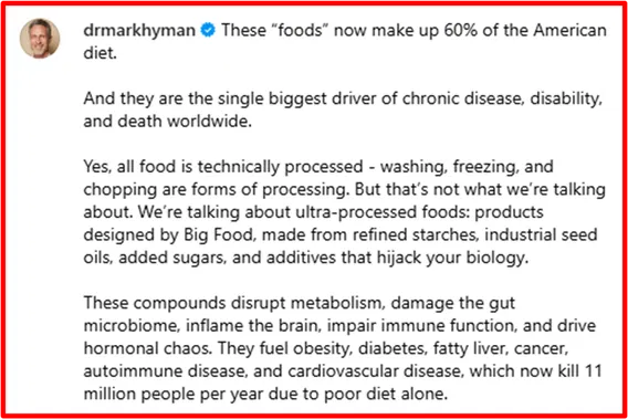 TheGOATFarmLLC's tweet photo. Truth: There is no healthy ultra-processed food.
#HealthIsImportant #healthymorning #HealthyLiving #HealthyRecipes https://t.co/uwiApss8SI