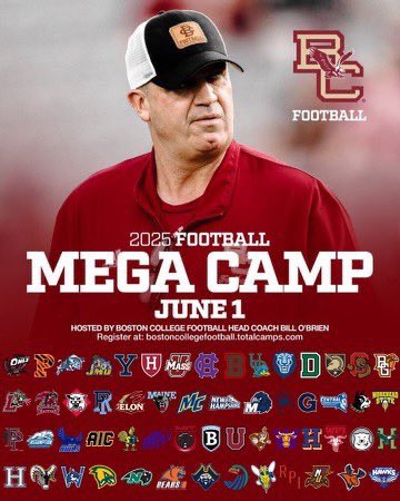 Jordyn Eaton (@jordyneaton8) on Twitter photo Camp season is in full swing. First stop this Sunday <a href="/BCFootball/">Boston College Football</a> Bill O'Brien Mega-Camp.
<a href="/StepinacSports/">Stepinac Athletics</a> <a href="/StepinacMSG/">Stepinac MSG Varsity</a> <a href="/WRCoach_E/">WRCoach_E</a> <a href="/Coach_Tank78/">Frank Mullen</a>
<a href="/PRZVicCastillo/">VicCastilloPRZ</a> <a href="/UMassCaleb/">caleb holfoth</a> <a href="/ClarkeSports/">Clarke Sports</a> <a href="/CoachBracken/">Kevin Bracken</a>
<a href="/EdOBrienCFB/">EdOBrienCFB</a> <a href="/CoachMatt_G_78/">MJG</a> <a href="/MaxPreps/">MaxPreps</a> <a href="/On3sports/">On3</a> <a href="/lohudsports/">lohud sports</a> Camp season is in full swing. First stop this Sunday <a href="/BCFootball/">Boston College Football</a> Bill O'Brien Mega-Camp.
<a href="/StepinacSports/">Stepinac Athletics</a> <a href="/StepinacMSG/">Stepinac MSG Varsity</a> <a href="/WRCoach_E/">WRCoach_E</a> <a href="/Coach_Tank78/">Frank Mullen</a>
<a href="/PRZVicCastillo/">VicCastilloPRZ</a> <a href="/UMassCaleb/">caleb holfoth</a> <a href="/ClarkeSports/">Clarke Sports</a> <a href="/CoachBracken/">Kevin Bracken</a>
<a href="/EdOBrienCFB/">EdOBrienCFB</a> <a href="/CoachMatt_G_78/">MJG</a> <a href="/MaxPreps/">MaxPreps</a> <a href="/On3sports/">On3</a> <a href="/lohudsports/">lohud sports</a>