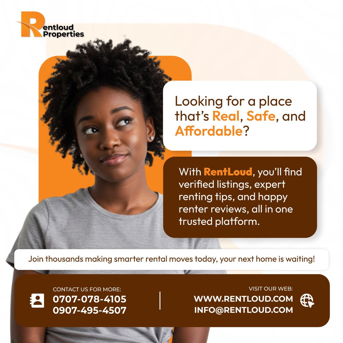 rentloudco's tweet image. Still house-hunting midweek?
Find verified rentals &amp;amp; apartments fast — only on RentLoud.

#MidweekMoves #SmartRenting #FindYourSpace #RentLoudWorks