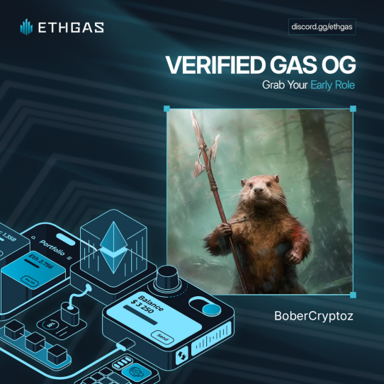 BoberCryptoz's tweet photo. OGas > whitelist.
$7.45b tvl infra.
real-time rebates, gas futures, and execution guarantees.
joined the ETHGas economy early.
https://t.co/KemgkJ3GH1 
@ETHGASofficial https://t.co/1xGvvhAEYR
