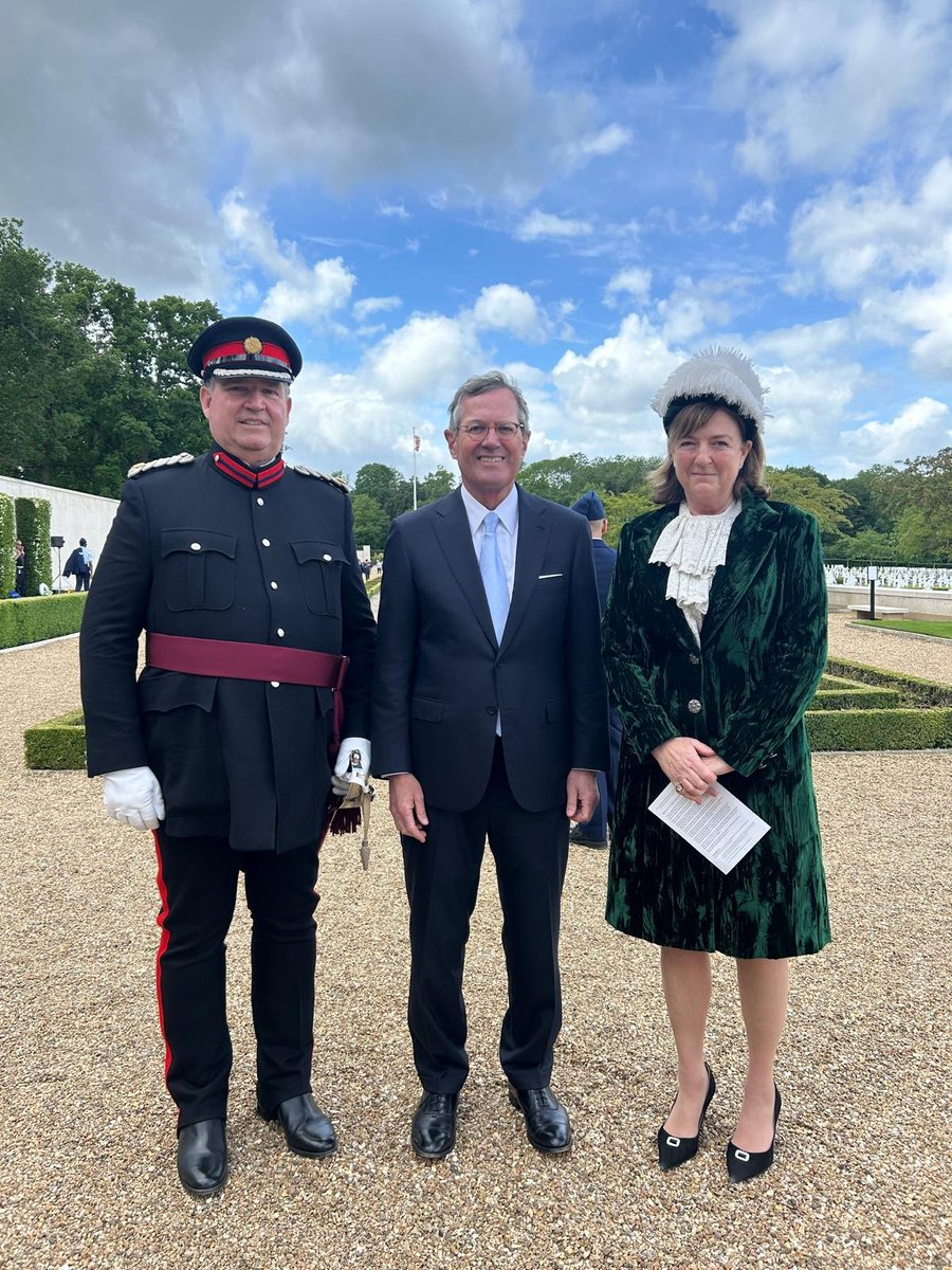 It was an honour to be invited to the 80th Anniversary Memorial Day service at the Cambridge American Cemetery a dignified and moving commemoration of those who gave their lives in service.

The event marked the enduring partnership between the UK and the US, grounded in shared