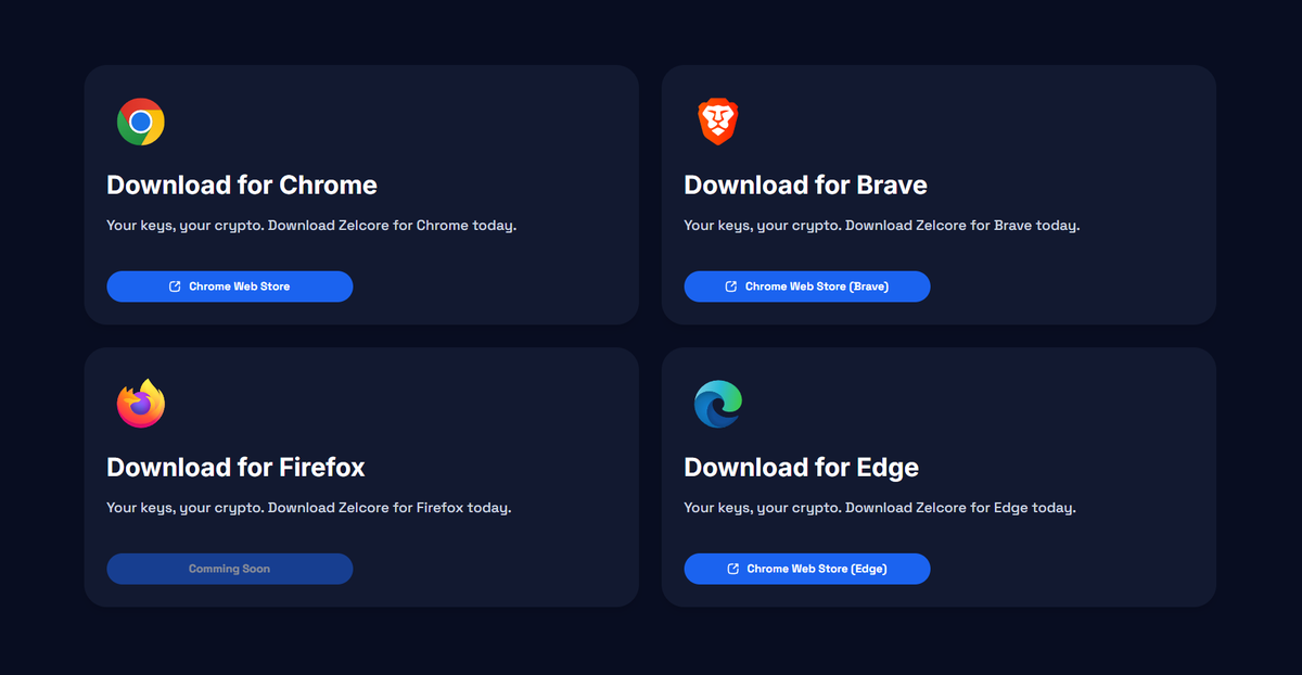 zelcore_io's tweet image. Zelcore now works in-browser. No downloads. Just secure access to your assets.  #BrowserWallet