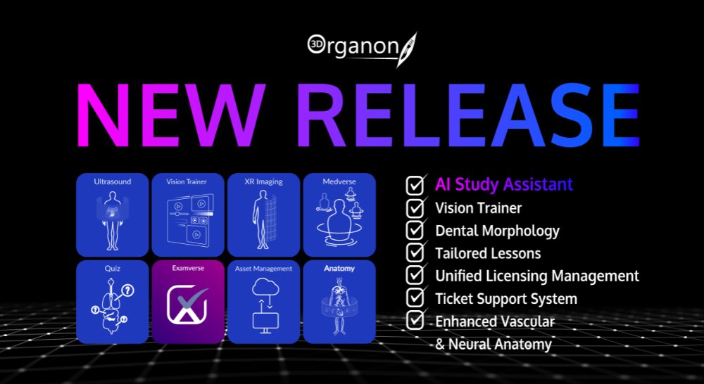 3D Organon (@3dorganon) on Twitter photo The New 3D Organon Update is Here!
Discover the latest features and elevate your anatomy learning today!
🔗 For more details, visit:
3dorganon.com/3d-organon-maj…
Or reach out to us at: prosupport@3dorganon.com
Thank you for being a valued member of the 3D Organon community! The New 3D Organon Update is Here!
Discover the latest features and elevate your anatomy learning today!
🔗 For more details, visit:
3dorganon.com/3d-organon-maj…
Or reach out to us at: prosupport@3dorganon.com
Thank you for being a valued member of the 3D Organon community!