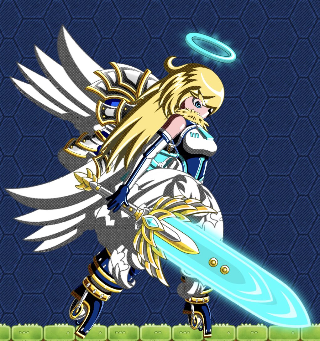 お絵描き企画番外編！個人的に描きたかったお2人にトツゲキしてキャラをお借りしました😌
をすしさんのスチームガールちゃんと、BLACKさんのセラフィム様です！ありがとうございました〜！
#モンクリ  #モンクリお絵描き