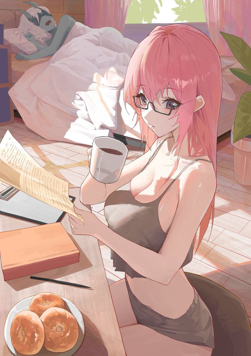 HwaaN_'s tweet image. #ZenlessZoneZero #ゼンゼロ

Yanagi&apos;s morning ❤️