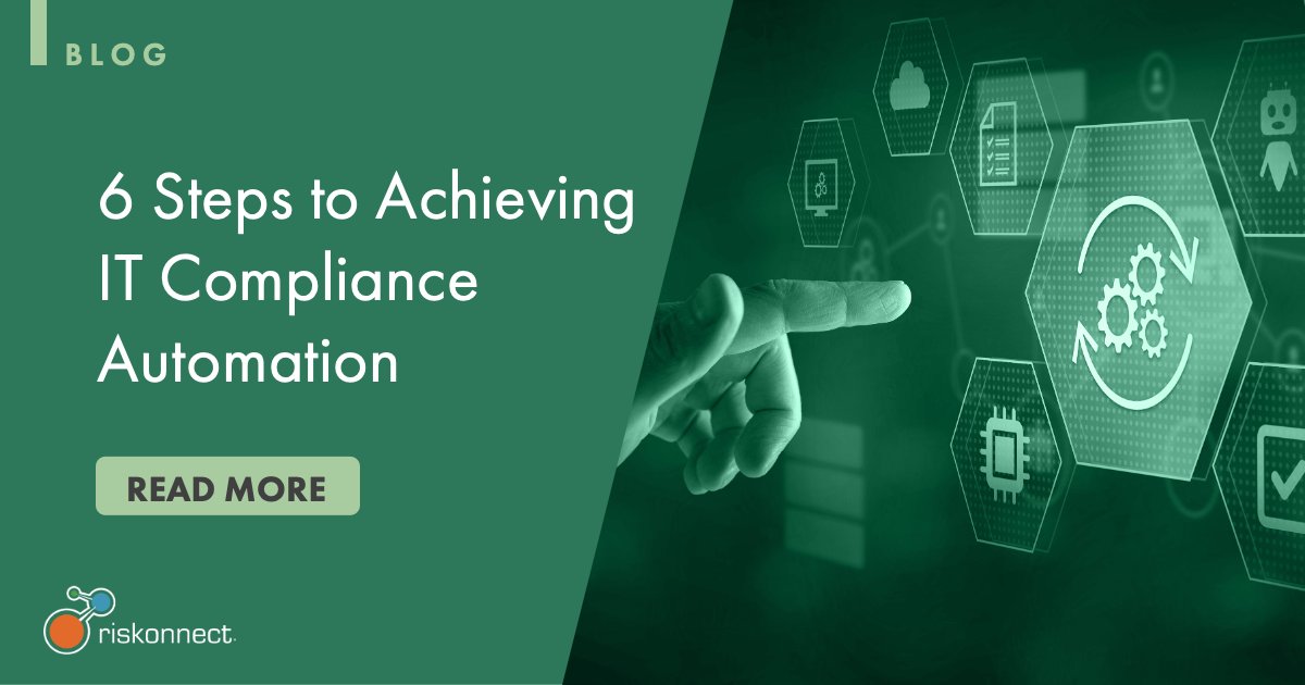 Struggling to keep up with IT compliance demands? 🔎 Here are 6 practical steps to automate IT compliance: bit.ly/4joaFQG

#Compliance #ITRisk
