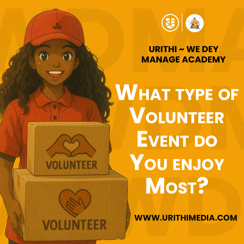 Volunteering isn’t just about giving — it’s also about growing

Growing in purpose, in #skills, in impact and sometimes, in connections that change your life.

What type of #volunteer event would you love to join?
