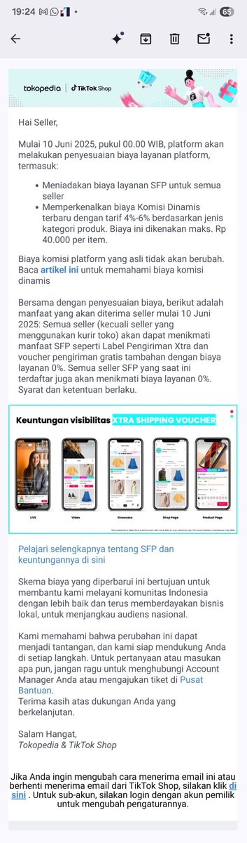 tho2jr's tweet photo. Mantep ngeri banget neh aturan terbaru tiktot tokopedia per 10 jun 2025. Pesanan kalo uda terkirim tp kena retur / refund, 6% tetap di makan alias penjual tetap di potong. Haha mantap seperti pemerasan secara halus ini ke penjual. Keren 👍👍 @TokopediaCare @tokopedia @tiktokIDN https://t.co/EUYAt4m8zW