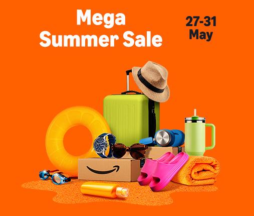 🎉 Mega Summer Sale: May 27–31! 🛍️ Shop on Amazon via the more from Emirates NBD App using your Emirates NBD Card and get 5% cashback!
Enjoy up to 70% off on home essentials, electronics, fashion &amp; more! (cont) ms.spr.ly/l/6011S94FB