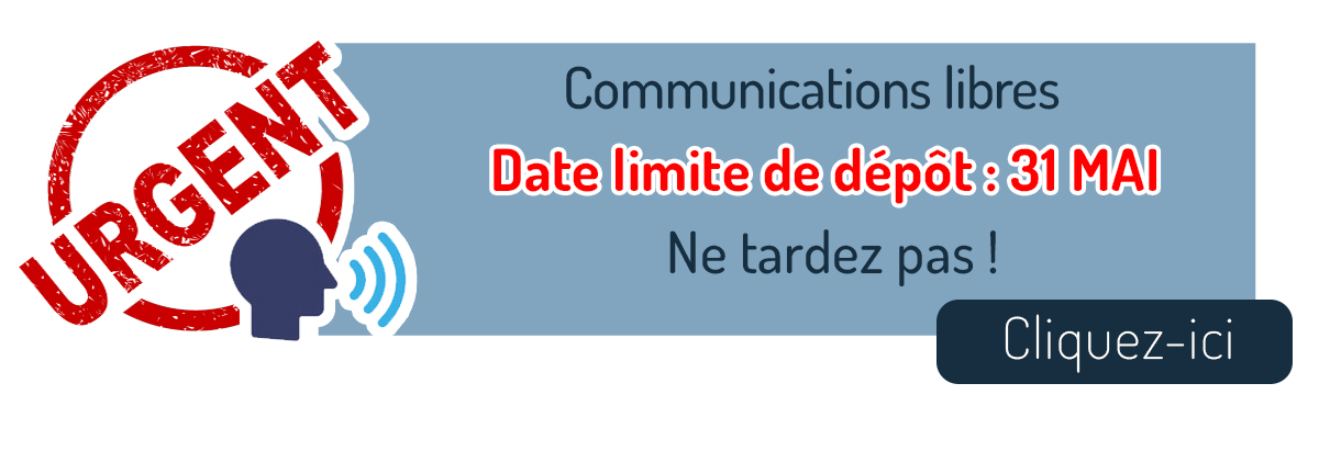 24ème Congrès SFMV à LILLE, vous pouvez venir papoter mais aussi communiquer .. mais pour cela ne tardez pas à déposer vos communications libres ! congres.sfmv.fr