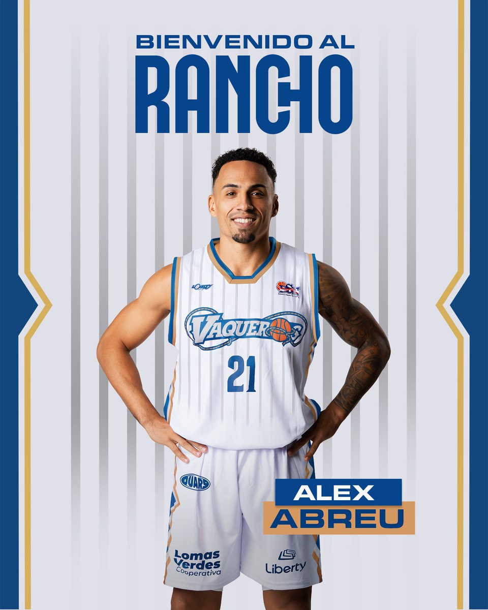 Le damos la bienvenida al Rancho estelar armador Alex Abreu 🤠

#vaquerosbsn