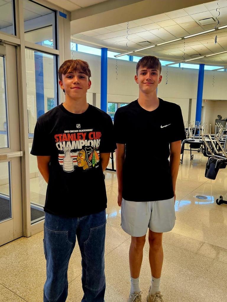 We sent Alex Casanas and Gavin Pickert off with Royal Spirit yesterday. The boy's are headed to State for Track and will compete on Thursday! Good luck Royals!!