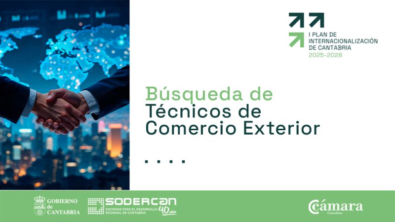SODERCAN (@sodercan) on Twitter photo 🔍<a href="/Sodercan/">SODERCAN</a> y @camaracantabria estamos creando una #BolsaDeEmpleo especializada en #ComercioExterior
📌Buscamos profesionales con formación y/o experiencia en #ComercioInternacional con alto nivel de idiomas
Envía CV📩internacional@camaracantabria.com
internacional@sodercan.es 🔍<a href="/Sodercan/">SODERCAN</a> y @camaracantabria estamos creando una #BolsaDeEmpleo especializada en #ComercioExterior
📌Buscamos profesionales con formación y/o experiencia en #ComercioInternacional con alto nivel de idiomas
Envía CV📩internacional@camaracantabria.com
internacional@sodercan.es