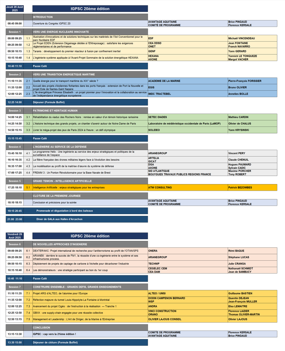 Ingénierie Grands Projets Systèmes Complexes tweet media