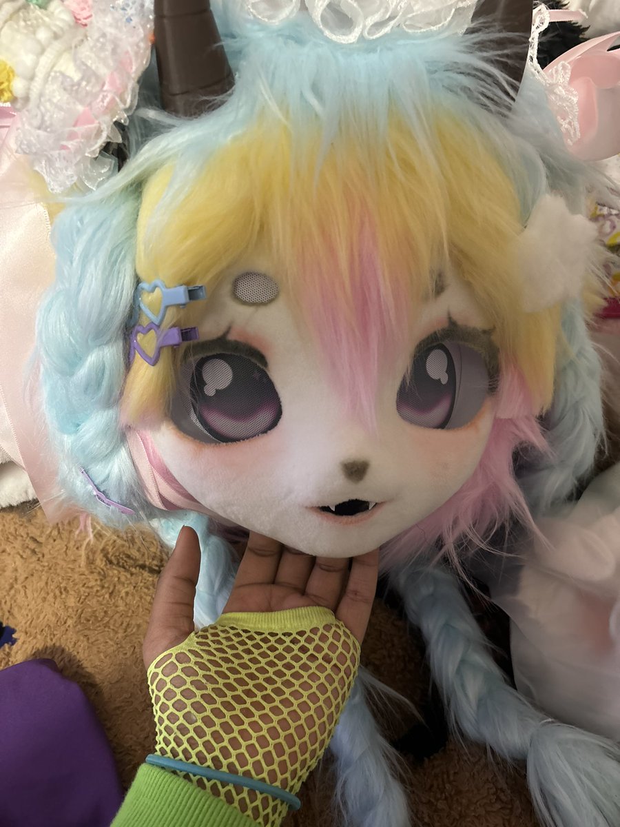 FoxYinn's tweet photo. Well, SOMEONE’S registered for #anthrocon  2025 and he’s typing this right now! 

See yall as PIXIE DUST! #fursuit https://t.co/RDyUqghLyj