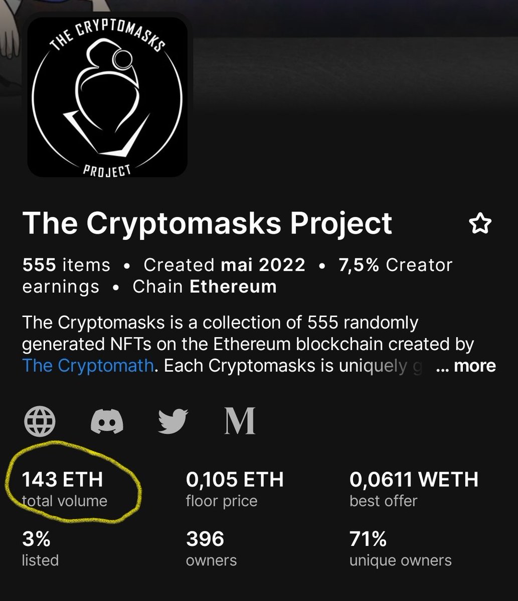 So fast 🚀
2 collections: same volume, same artist !
Supremon 151 x <a href="/TheCryptomasks/">The Cryptomasks</a>
Well done, <a href="/8thproject1/">𝟖𝐓𝐇 𝐏𝐑𝐎𝐉𝐄𝐂𝐓 🟧</a> !