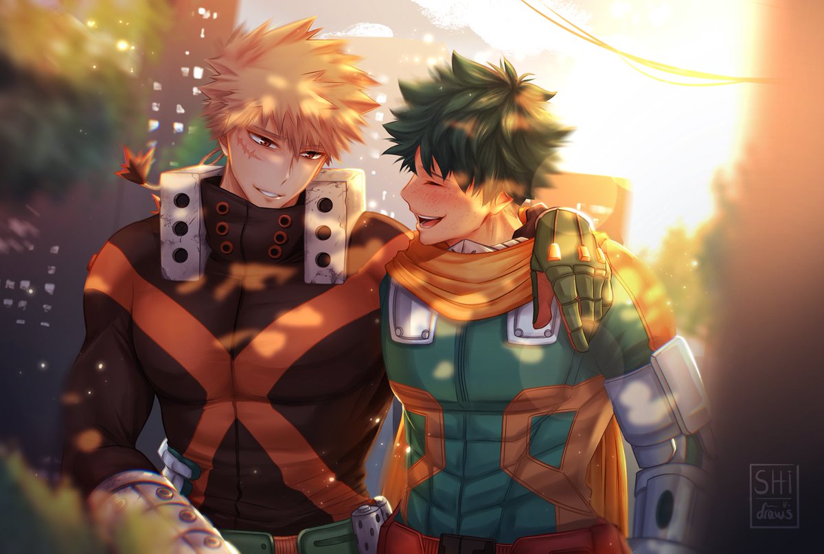 ‘And in the streets, we run afree, like it's only you and me
Geez, you're something to see’ 
🧡💚