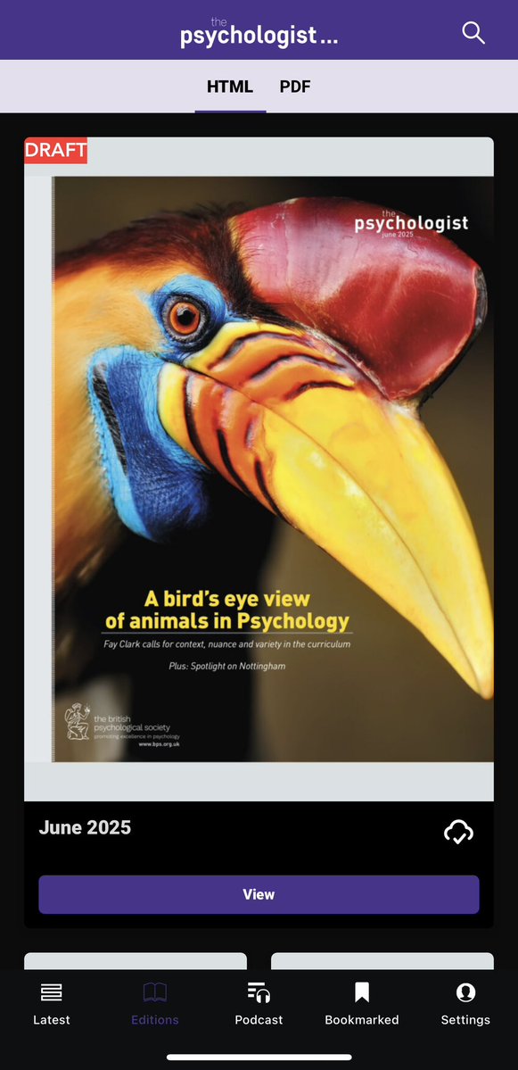 The Psychologist (@psychmag) on Twitter photo June edition looking particularly fine in The Psychologist app. iOS/Android; complete access for <a href="/BPSOfficial/">British Psychological Society</a> members; plenty of free content for others. June edition looking particularly fine in The Psychologist app. iOS/Android; complete access for <a href="/BPSOfficial/">British Psychological Society</a> members; plenty of free content for others.