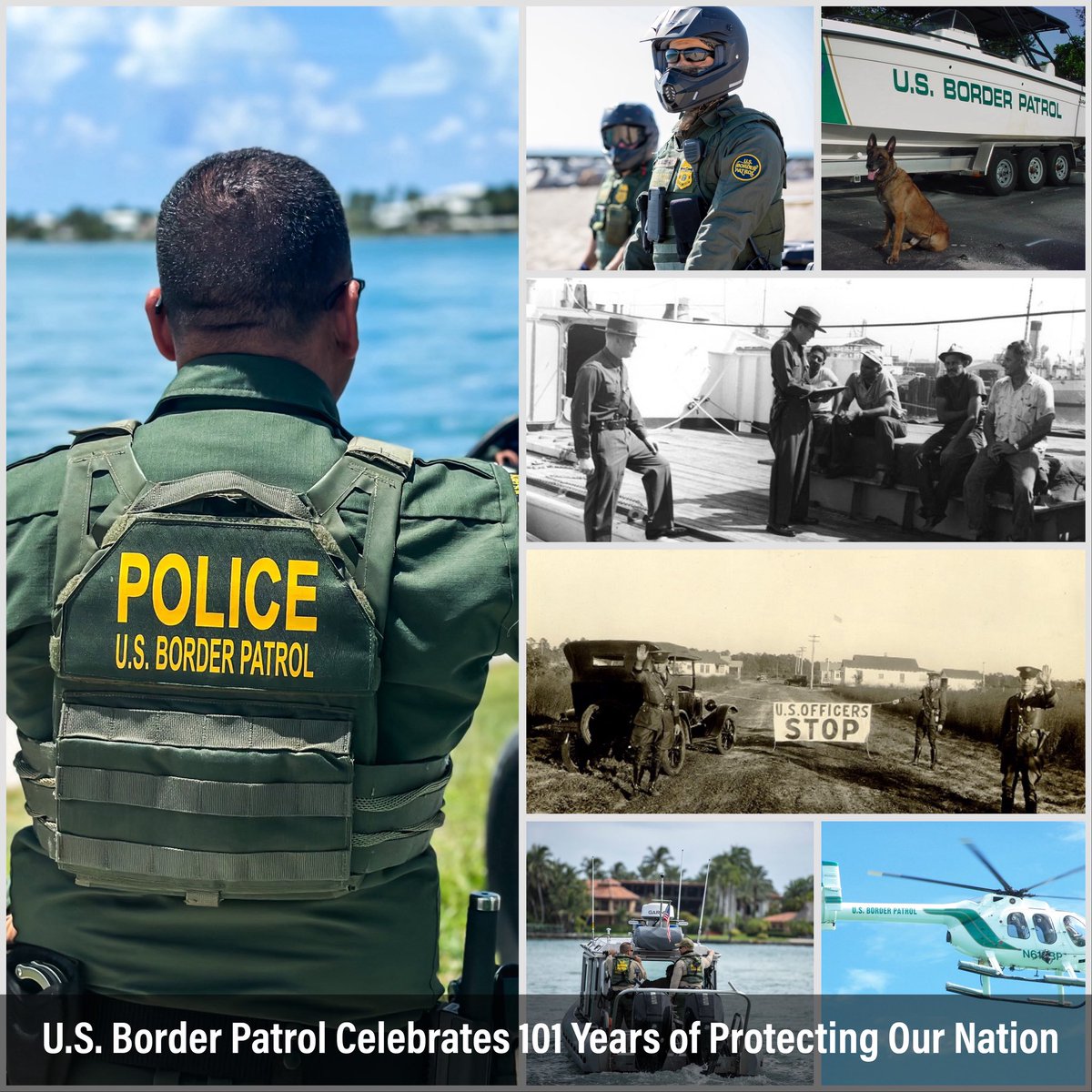 On May 28, 1924, the United States Border Patrol was established by Congress. Today, we proudly celebrate 101 years of protecting our nation's borders and the American way of life. We also honor those U.S. Border Patrol agents who made the ultimate sacrifice in service to our