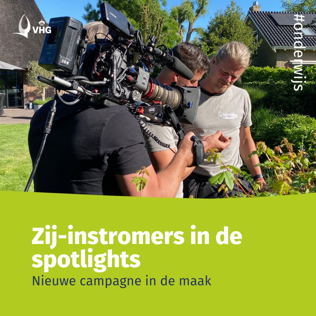 De campagne Groeien door Groen krijgt een krachtig vervolg! Achter de schermen wordt gewerkt aan de nieuwe campagne ‘Van binnen naar buiten’, die vanaf 1 juli landelijk te zien is. Met deze campagne willen we twijfelaars over de streep trekken. Meer: vhg.org/ondernemer/nie…