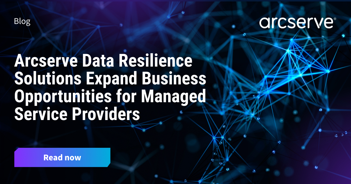 MSPs can now help clients fight ransomware with immutable storage, SaaS data backup, and broad data resilience coverage. Arcserve news 📰

Learn more about the new data resilience opportunities for MSPs: arcserve.com/blog/data-resi…

#MSP #CyberResilience #DataBackup