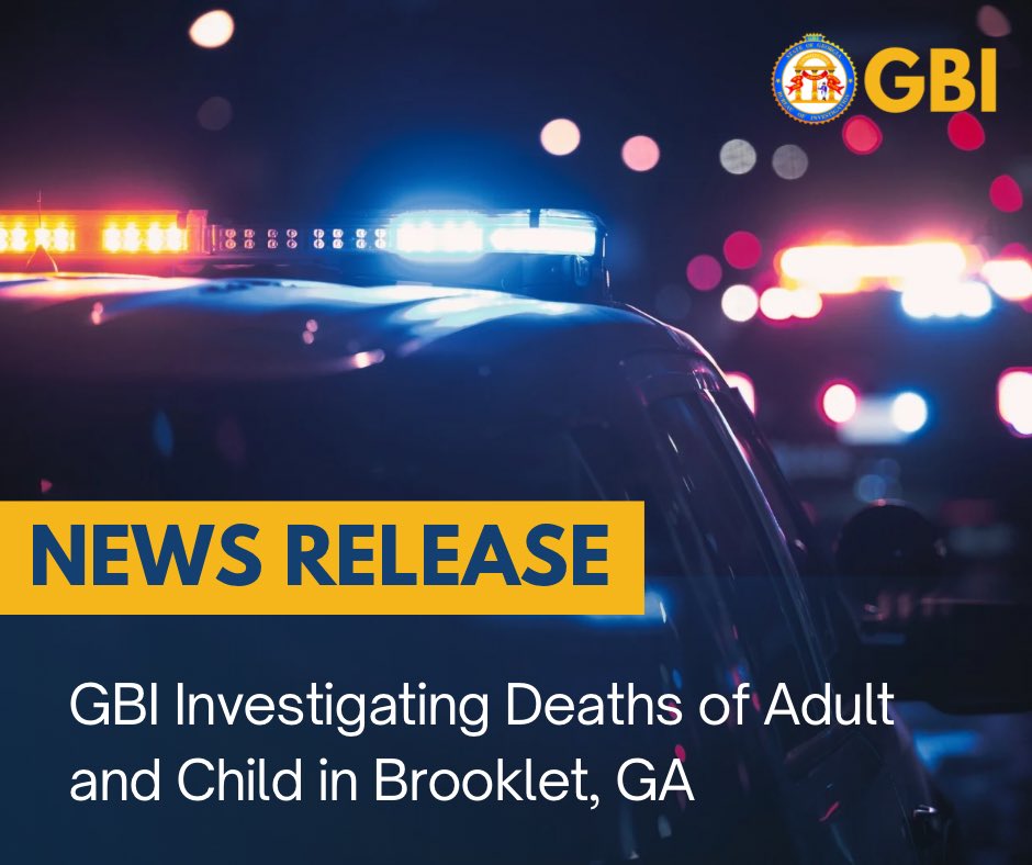 Here’s our statement on the death of an adult and a child in Brooklet, GA.

🔗: tinyurl.com/45mtdf5w