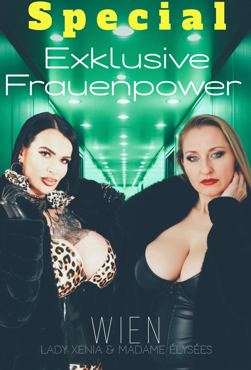 Exklusiv. Einzigartig. Frauenpower pur.

Madame Élysées &amp; Lady Xenia fesseln dich stundenlang – in Latex, Leder und Leidenschaft.
Bereit, dich fallen zu lassen?
#Frauenpower #LatexLeder #Fesselkunst #MadameElysées #LadyXenia