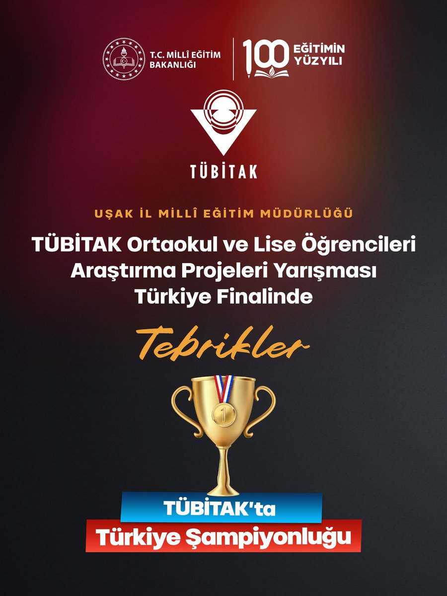 TÜBİTAK’ın düzenlediği 56. Lise ve 19. Ortaokul Öğrencileri Araştırma Projeleri Yarışması Türkiye Finali'nde büyük gurur!

📍 Turhan Akçay Bilim ve Sanat Merkezi öğrencilerimiz Zeynep ÖZBEY, Yağmur İkra AKBOLAT ve Furkan TAVŞAN, danışman öğretmenimiz Nuray CAHAN rehberliğinde ++
