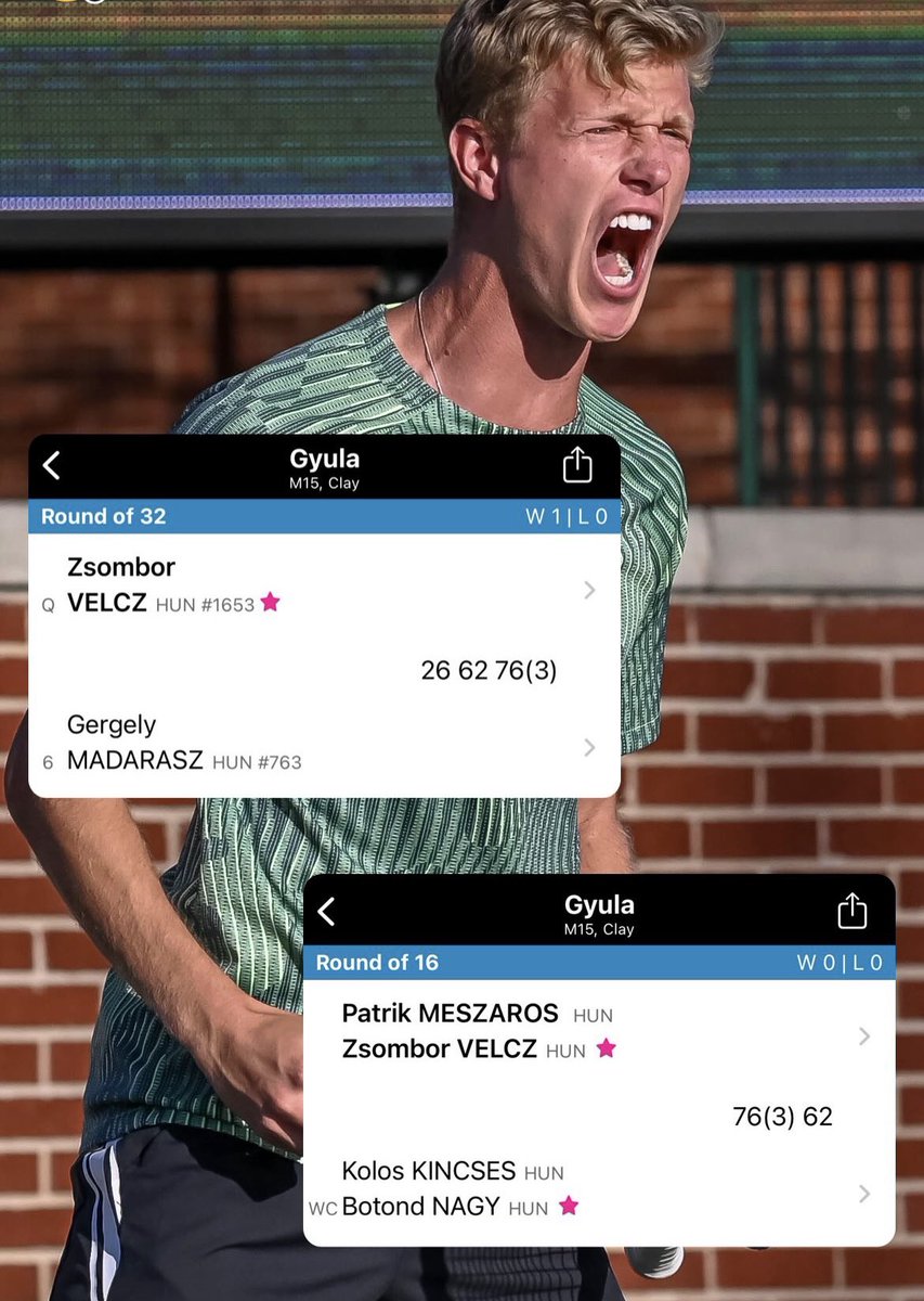 Great start in Gyula for big Z! 🐻🔥 #SicEm #BearsOnTour