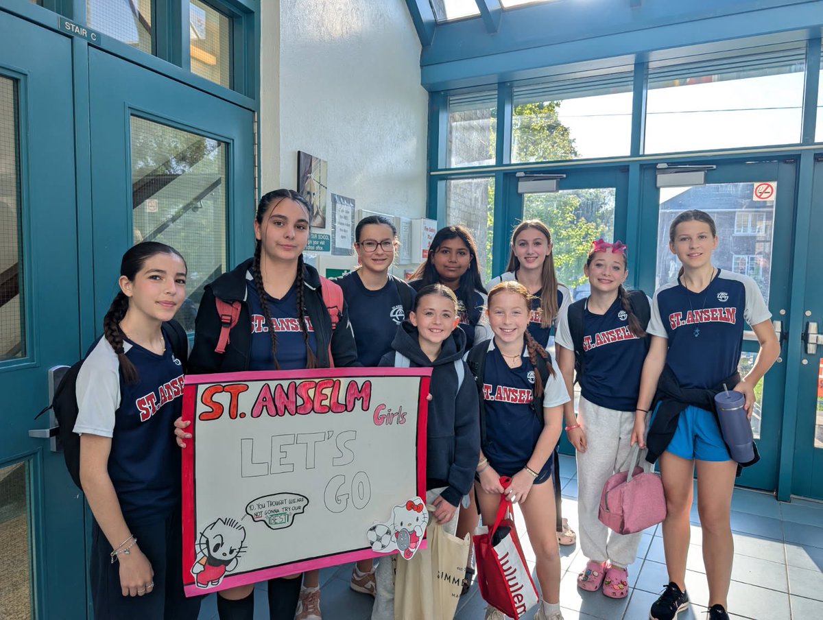 StAnselm_TCDSB (@stanselm_tcdsb) on Twitter photo And they’re off … members of our Intermediate Girls Soccer team will be representing our school on the pitch today! Best of luck, girls! You got this! Let’s hope the rain holds off! 😊 @tcdsb <a href="/floracifelli/">SO Cifelli</a> @kennedyTCDSB And they’re off … members of our Intermediate Girls Soccer team will be representing our school on the pitch today! Best of luck, girls! You got this! Let’s hope the rain holds off! 😊 @tcdsb <a href="/floracifelli/">SO Cifelli</a> @kennedyTCDSB