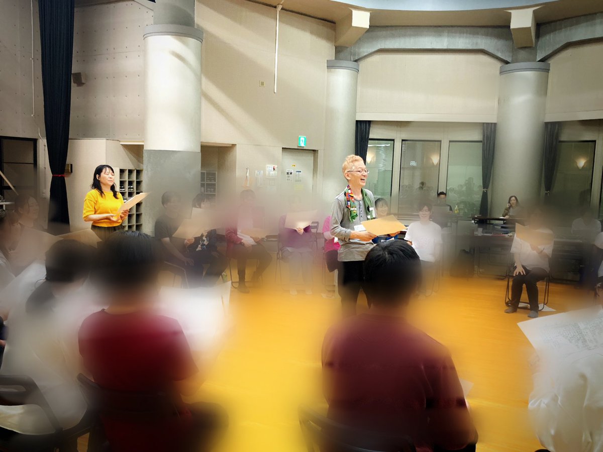 【『りすん2025edition』リ・クリエイションツアー関連企画「演劇ワークショップwith天野天街メソッド」】
名古屋開催、無事終了しました。
たくさんの方々のご参加、ありがとうございました✨

ツアーは7月11日(金)、千種文化小劇場【名古屋公演】からスタート！