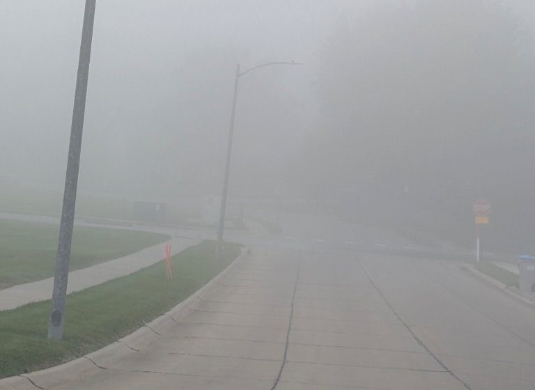 papillionbus's tweet photo. Very bad fog. Be careful! https://t.co/GhchWaxb8L