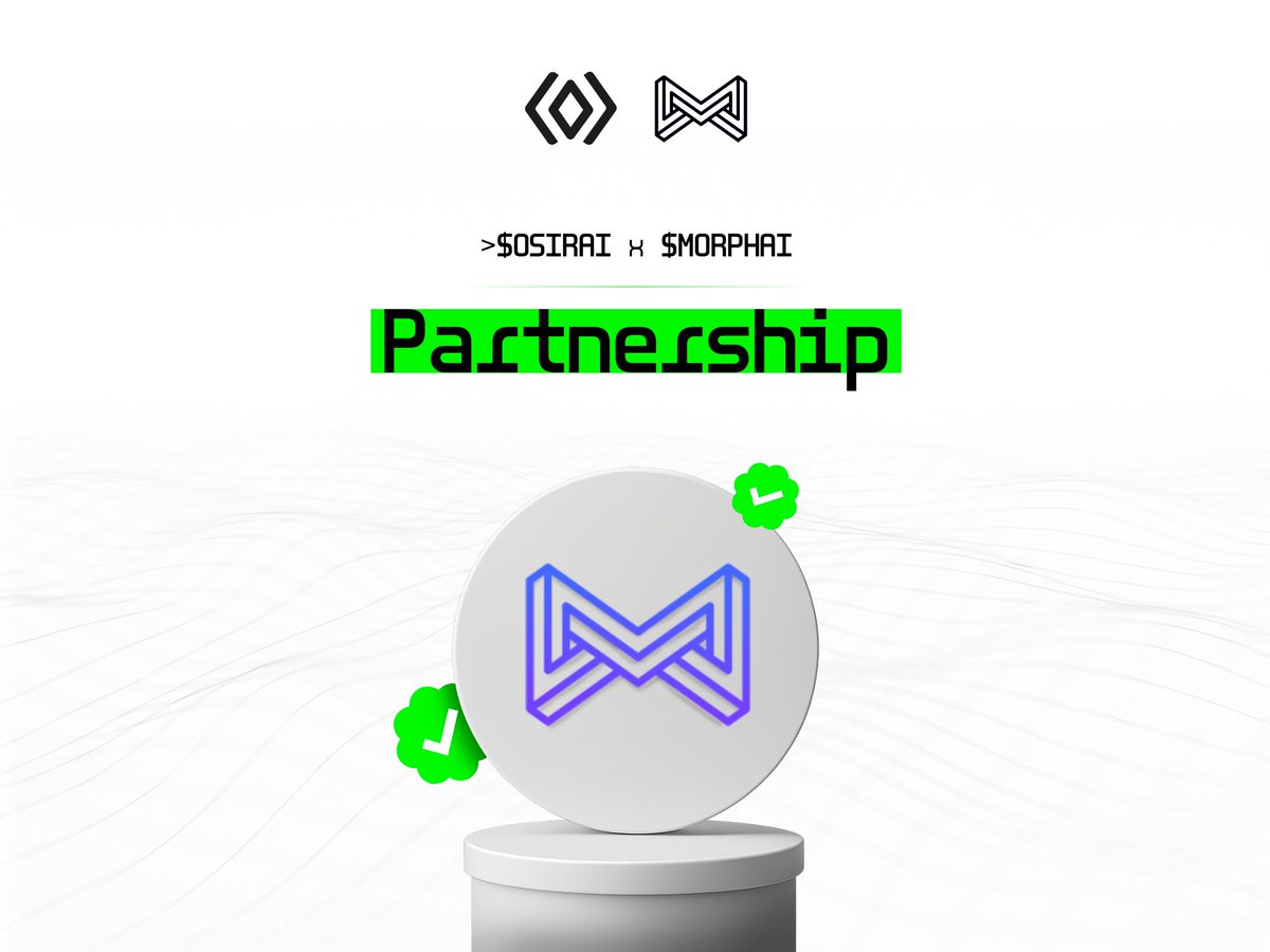 $OSIRAI x $MORPHAI 🤝

We are partnering with <a href="/MorphAIEth/">Morph AI</a>, a cutting-edge platform focused on building AI-native digital identities and autonomous personas. Their stack enables the creation of intelligent avatars that can speak, move, and adapt across different environments —