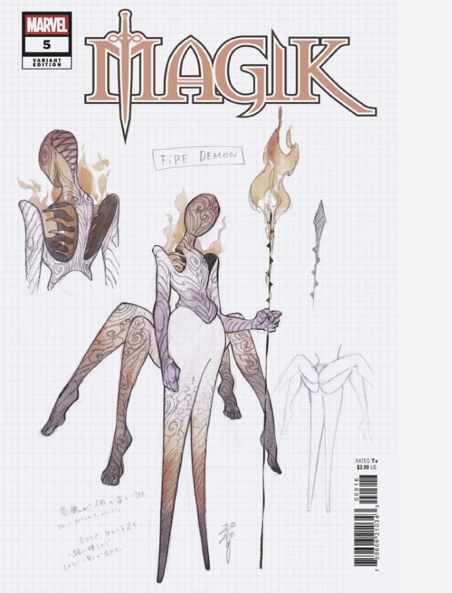 _ashkallen's tweet photo. Magik #5 is out today!! From the bottom of my heart, thank you for supporting our team through our first arc! I hope you enjoy the issue today. It's one of my favorites 💛⚔️ https://t.co/v1mK4TODHS