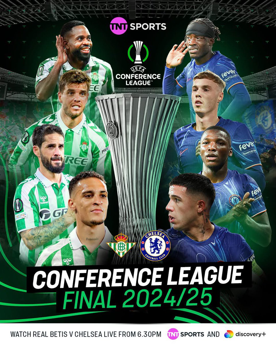 🏆 Conference League Final ⚽️ 

Can Chelsea bring back the trophy?

Watch the match in comfort across our three huge teleboxes, while our bar keep serves your drinking needs.

Open 6pm. Everyone welcome!

#YourNewLocal #ConferenceLeague #TNTSports